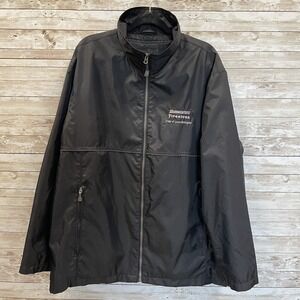 Vintage Urban Bridgestone Firestone Mens L Racing Jacket Windbreaker Full‎ Zip